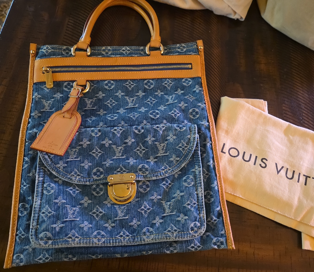 Louis Vuitton Denim Monogram Sac